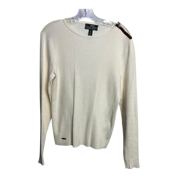 Lauren Ralph Lauren Tops - Lauren Ralph Lauren Women's Size Large Long Sleeve Cream